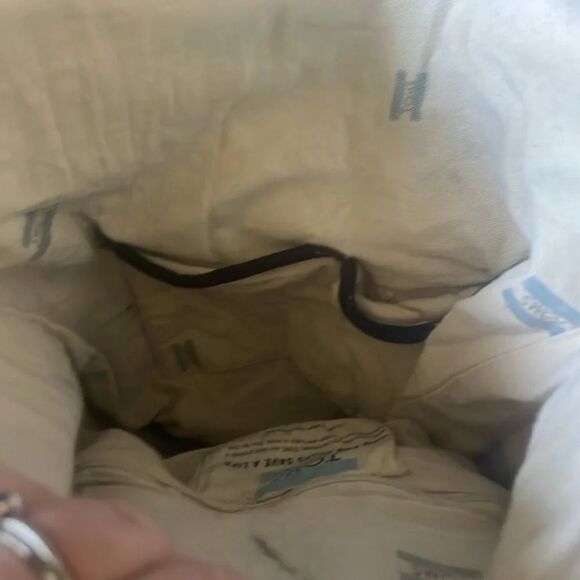 Toms black and white canvas crossbody purse bag - Picture 10 of 10